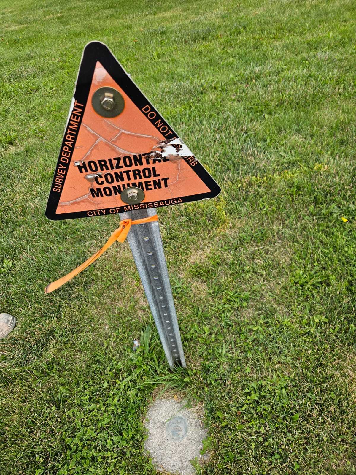 Horizontal and vertical control survey