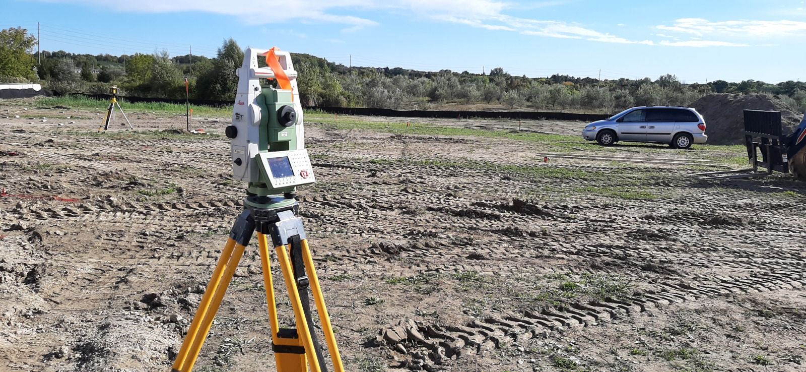 Topographical survey fieldwork